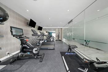 Modern fitness center